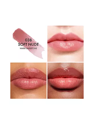 DIOR | Dior Addict Lip Glow 48-Stunden feuchtigkeitsspendender Lippenbalsam (038 Rose Nude) | 